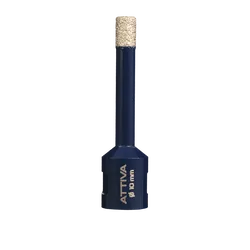 FERRATI F40123 DDV-T ATTIVA wiertło diamentowe 10mm M14 przedłużone szybkie