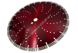 Tarcza diamentowa do betonu, kostki, bloczków 350mm H12 segment turbo - 2
