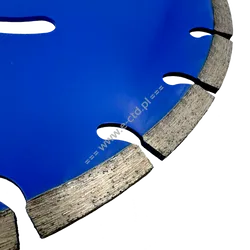 Uniwersalna tarcza diamentowa do betonu cegły bloczków budowlanych 350mm - 2