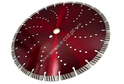 Tarcza diamentowa do betonu, kostki, bloczków 350mm H12 segment turbo mocowanie 20.0mm - 3