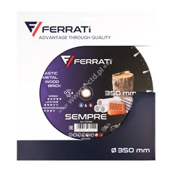 FERRATI F20194 SEMPRE 350mm tarcza ALL-in-ONE uniwersalna - 2