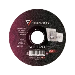 FERRATI F20122 UC3-F VETRO 100mm CC