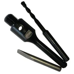 SH-D9S adapter M16/SDS+ bezudarowy + wiertło + klin