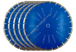 Uniwersalna tarcza diamentowa do betonu cegły bloczków budowlanych 350mm - 2