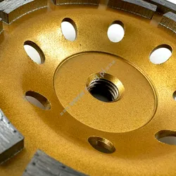 Tarcza garnkowa do betonu, tynków, cegły 2R OPTIMA 125mm M14 - 4