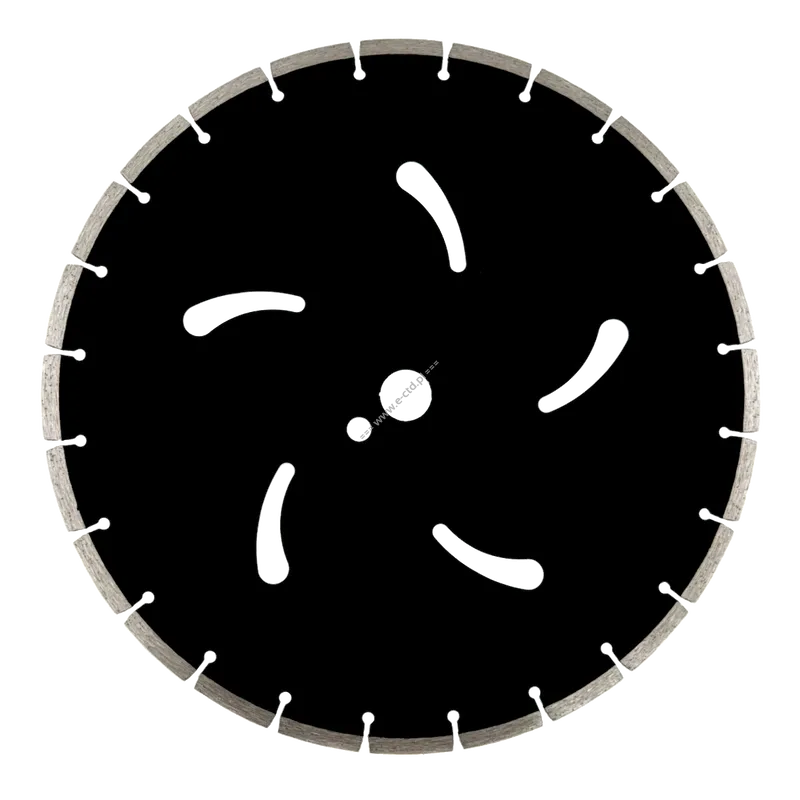Tarcza diamentowa ekonomiczna do lekkiego betonu, kostki, bloczków 350mm H7