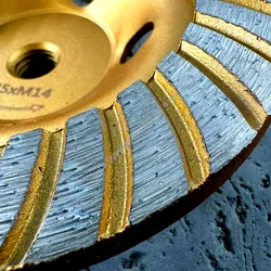 Tarcza garnkowa TURBO do betonu, cegły, tynków, posadzek 125mm M14 - 4